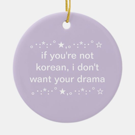 Niedliche Tee-Ästhetik Kpop und Kdrama Keramik Ornament (Vorne)