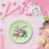 Niedliche Tee-Party-Cookies Pappteller (Party)