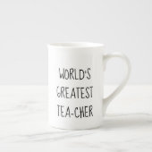 Niedliche Teebecher der größten und besten Lehrer  Porzellantasse (Rechts)