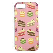 Niedliche Teekuchen - Illustrationsmuster Case-Mate iPhone Hülle (Rückseite)