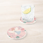 Niedliche Teigwaren Gemüse und Früchte Getränkeuntersetzer (Seite)