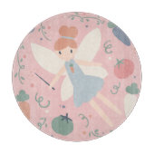 Niedliche Teigwaren Gemüse und Früchte Schneidebrett (Vorderseite)