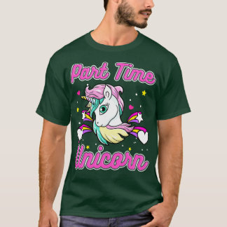 Niedliche Teilzeit Einhorn T-Shirt