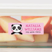 Niedliche Telefonnummer des individuellen Namens P Etiketten (Befestigt)