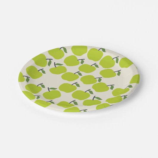 Niedliche Teller des Grünbuchs (Schrägansicht)