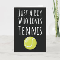 Niedliche Tenniskarten für Kinder und Jugendliche 