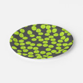 Niedliche Tennispapiere Teller (Schrägansicht)