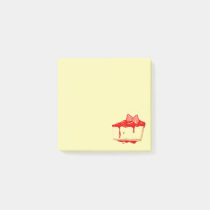 Niedliche Teppiche aus Erdbeeren Post-it Klebezettel
