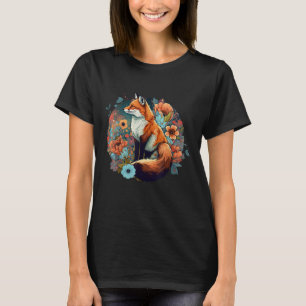Niedliche Teppiche Blumenfocken ästhetische Mädche T-Shirt