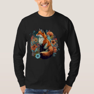 Niedliche Teppiche Blumenfocken ästhetische Mädche T-Shirt