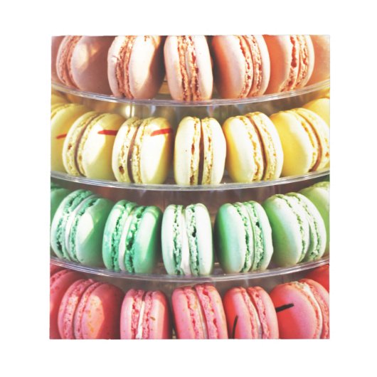 Niedliche Tessiner Macaron Notizblock (Vorderseite)