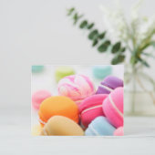 Niedliche Tessiner Macaron Postkarte (Stehend Vorderseite)