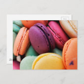 Niedliche Tessiner Macaron Postkarte (Vorne/Hinten)