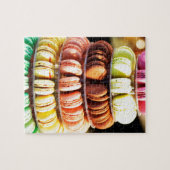 Niedliche Tessiner Macaron Puzzle (Horizontal)