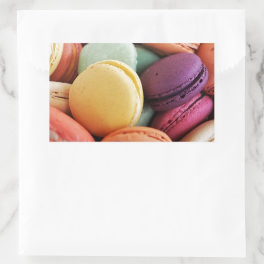 Niedliche Tessiner Macaron Rechteckiger Aufkleber (Tasche)