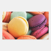 Niedliche Tessiner Macaron Rechteckiger Aufkleber (Vorderseite)