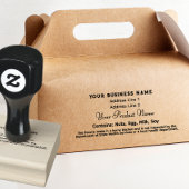 Niedliche Texas Hütte Lebensmittelrecht kennzeichn Gummistempel