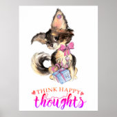 Niedliche Think Happy Threads Inspiration Kids Roo Poster (Vorne)