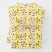 Niedliche Tierbabys Geschenkpapier Set (Beispiel)