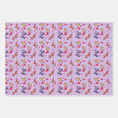 Niedliche Tierbabys Geschenkpapier Set (Vorderseite 3)