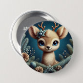 Niedliche Tierdarstellung Button (Vorne & Hinten)