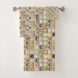 NIEDLICHE TIERE 2 BADHANDTUCH SET