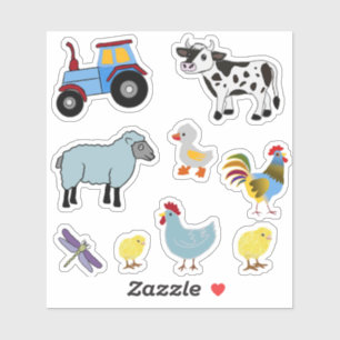 NIEDLICHE TIERE AUFKLEBER