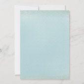 Niedliche Tiere | Babydusche Einladung (Rückseite)