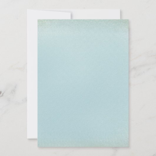 Niedliche Tiere | Babydusche Einladung (Rückseite)