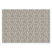 Niedliche Tiere Babydusche mit Reservierungskarte Tischnummer (Rückseite)