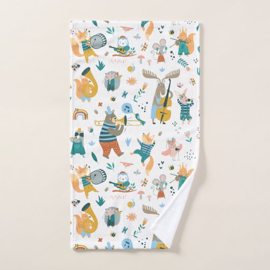 Niedliche Tiere Badhandtuch Set (Handtuch)