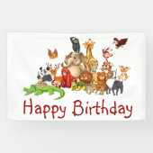 Niedliche Tiere Banner (Horizontal)