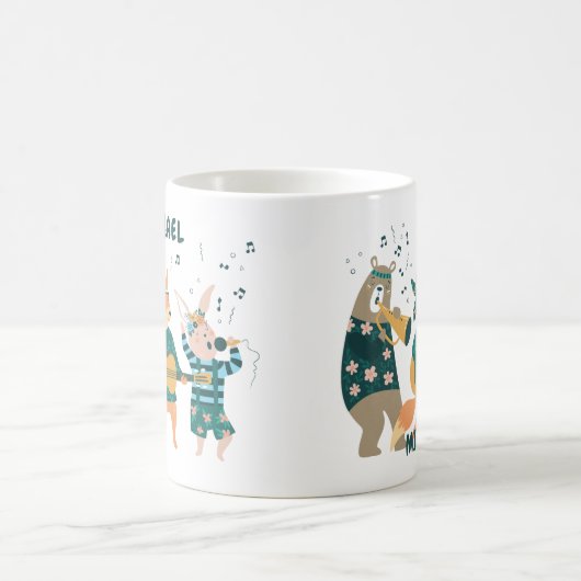 Niedliche Tiere Bend Kaffeetasse (Mittel)