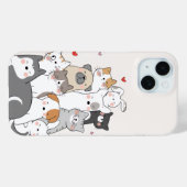 niedliche Tiere Case-Mate iPhone Hülle (Rückseite (Horizontal))