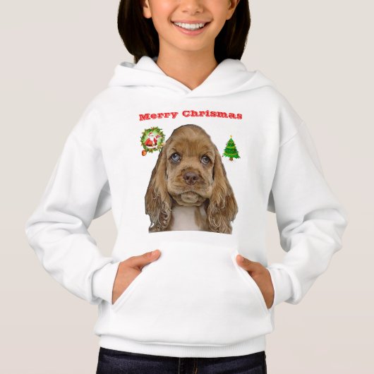 Niedliche Tiere Christimas Hoodie (Vorderseite)