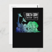 Niedliche Tiere des Planeten Erde Postkarte (Vorne/Hinten)