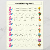 Niedliche Tiere, die das Zeilenblatt für Kinder na (Rückseite)