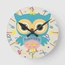 Niedliche Tiere Eule Vintage Kinder Kinderzimmer P