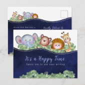 Niedliche Tiere | Foto für den Motor Postkarte (Vorne/Hinten)