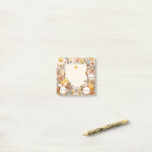 Niedliche Tiere, Frühling, Post-it Klebezettel (Auf Schreibtisch)