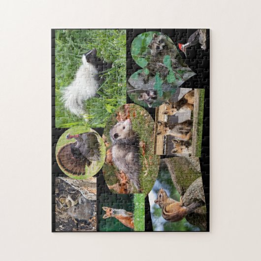 Niedliche Tiere für Kinder Puzzle (Vertikal)