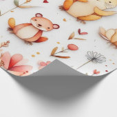 Niedliche Tiere Geschenkpapier (Ecke)