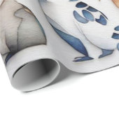 Niedliche Tiere Geschenkpapier (Rolleneckpunkt)