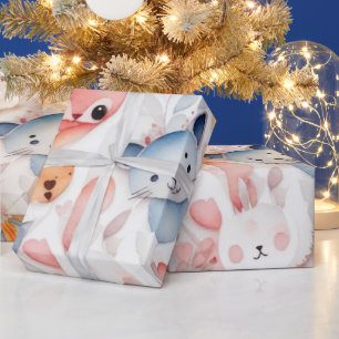 Niedliche Tiere Geschenkpapier