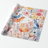 Niedliche Tiere Geschenkpapier (Ungerollt)