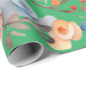 Niedliche Tiere Geschenkpapier (Rolleneckpunkt)