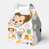 Niedliche Tiere Gesicht Geschenkschachtel (Rückseite)