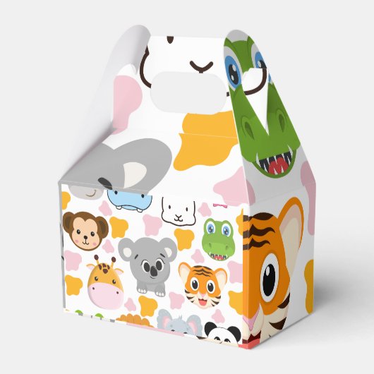 Niedliche Tiere Gesicht Geschenkschachtel (Vorderseite)