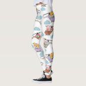 Niedliche Tiere im Hubschraubermuster Leggings (Links)