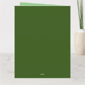 Niedliche Tiere in Liebe Karte (Rückseite)